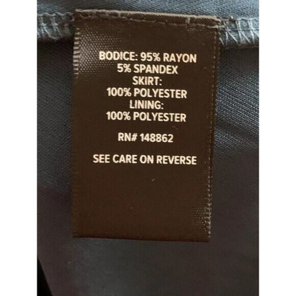 Torrid Blouse Women 3X Blue Mesh Silver Beaded Sleeveless Plus Size - Picture 8 of 8